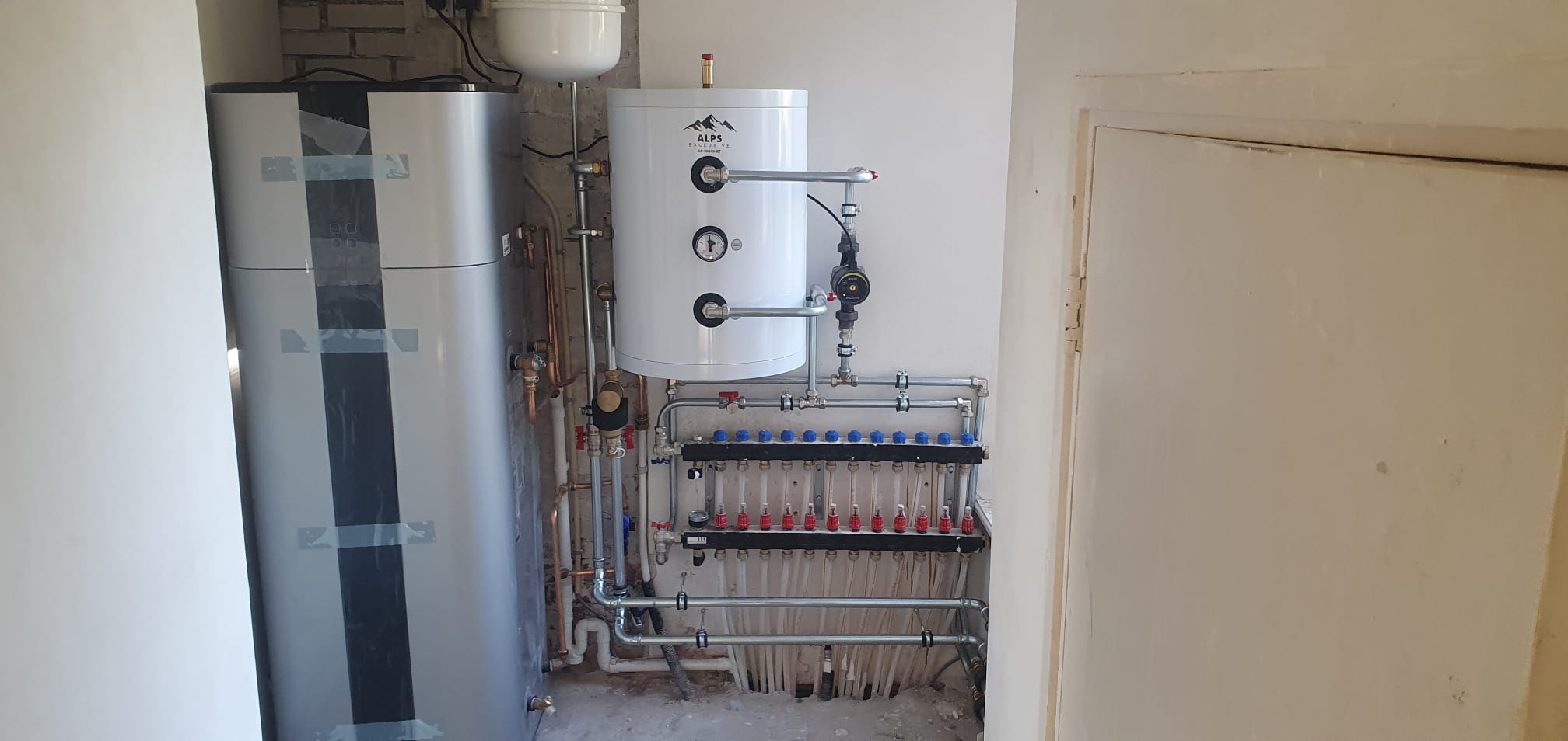 ALPS systeem met verdeler installatie